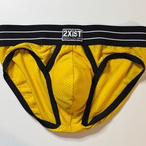 2(X)IST Yellow and Black Briefs- Deadstock